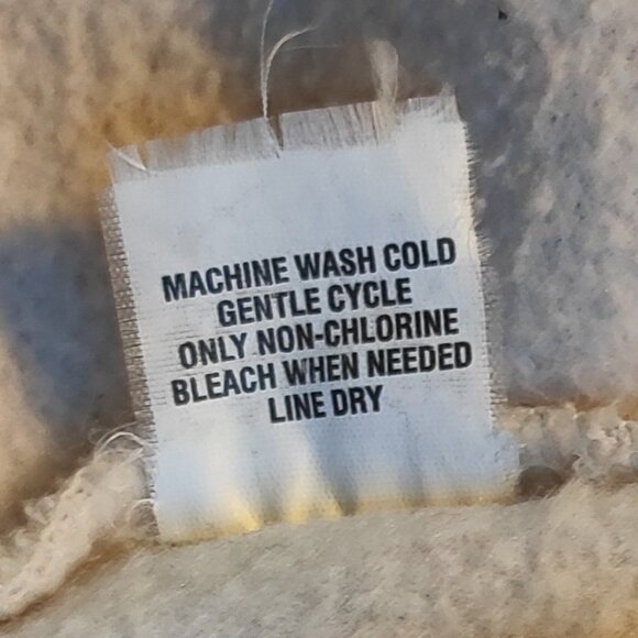 Tudor Court by Haband Cream/Tan Jacket/Coat with Drawstrings Size Large - Picture 5 of 6